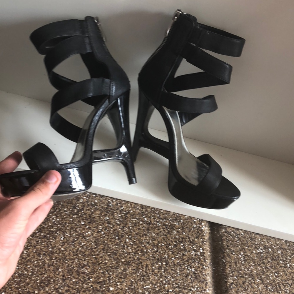 Black Bebe heels